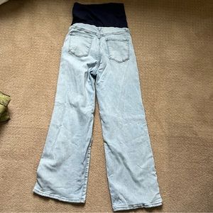 Pinkblush maternity Light Blue Wide Leg Maternity Jeans